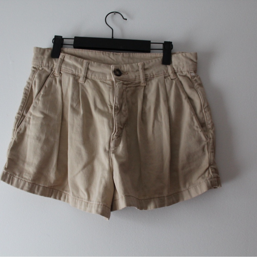 Free People Tan Cargo Shorts